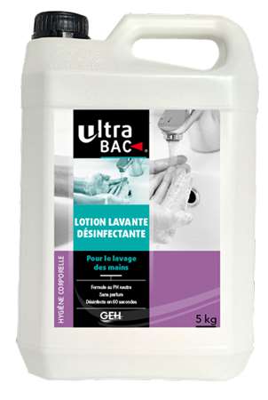 Image de ULTRA BAC CREME LAVANTE BACTERICIDE FLACON POMPE 500ML-00106