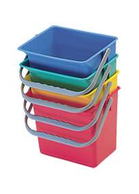 Image de SEAU PLASTIQUE CARRE 6L BLEU-020161