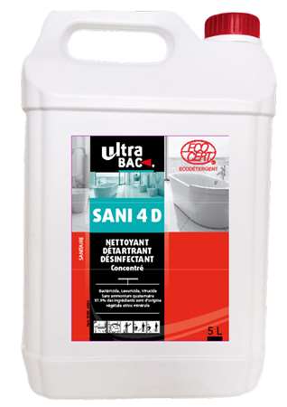 Image de ULTRA BAC SANI 4D ECOCERT 5L