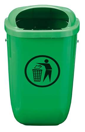 Image de CORBEILLE POLYETHYLENE 50L VERTE - 102050