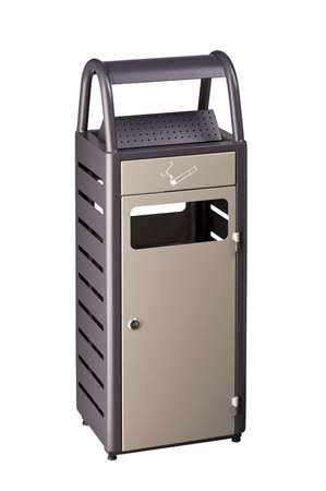 Image de CENDRIER CORBEILLE GINEVRA 29L ACIER GRIS-192018-103010