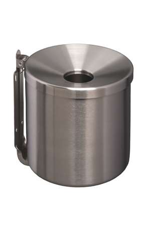 Image de CENDRIER MURAL INOX BROSSE 0,5 L-192035