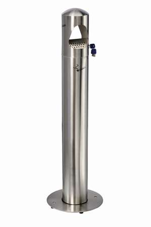 Image de CENDRIER SUR PIED INOX BROSSE 4L (2000 MEGOTS)-192056-108009