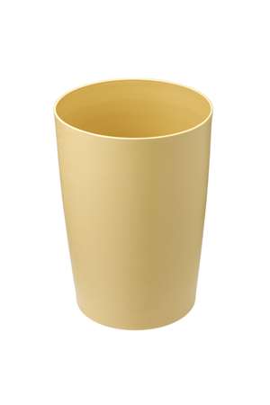 Image de CORBEILLE A PAPIER PLASTIQUE BEIGE 8L RESISTANT AU FEU-19206
