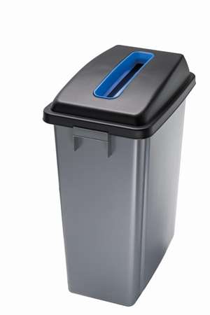 Image de CORBEILLE POUR TRI SELECTIF 60L COUVERCLE BLEU-192071