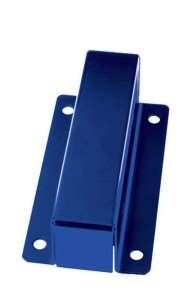 Image de SUPPORT MURAL ACIER BLEU POUR SUPPORT SAC AVEC COUVERCLE-192