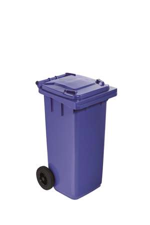 Image de CONTENEUR PLASTIQUE 2 ROUES BLEU 120L-766612-192123