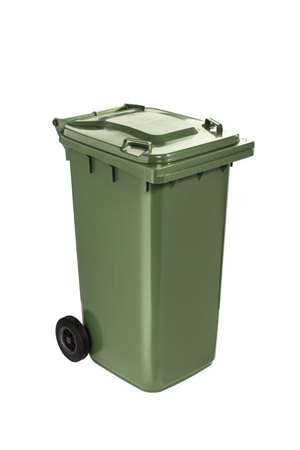 Image de CONTENEUR PLASTIQUE 2 ROUES VERT 240L-192130