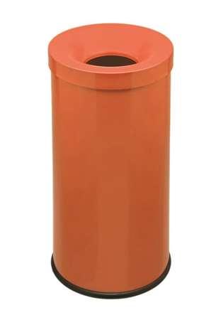 Image de CORBEILLE ANTI-FEU ACIER 50L ORANGE-192184-772050