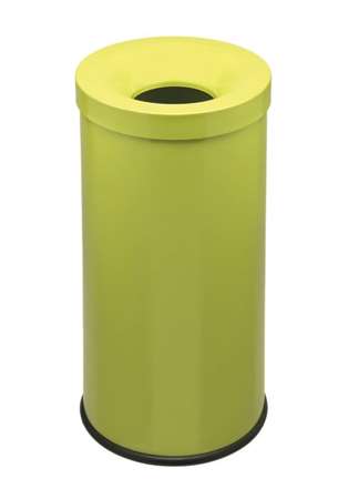 Image de CORBEILLE ANTI-FEU ACIER 50L VERT POMME-192187-772053