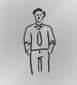 Image de PLAQUE DE SIGNALISATION ALUMINIUM HOMME-192303-719951