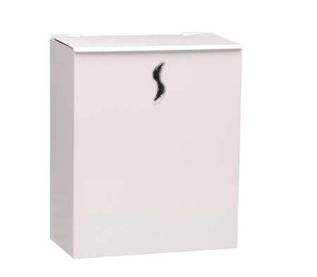Image de POUBELLE MURALE METAL BLANC 10L BRINOX-192392