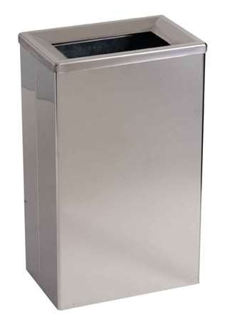 Image de CORBEILLE MURALE INOX BRILLANT 25L-192458-773001