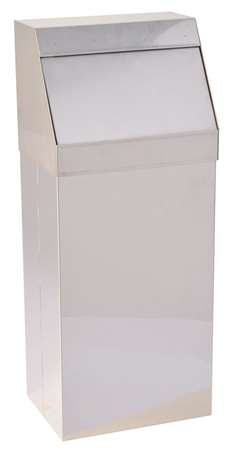 Image de POUBELLE A TRAPPE PUSH INOX BRILLANT 50L STORICO-192802-7905