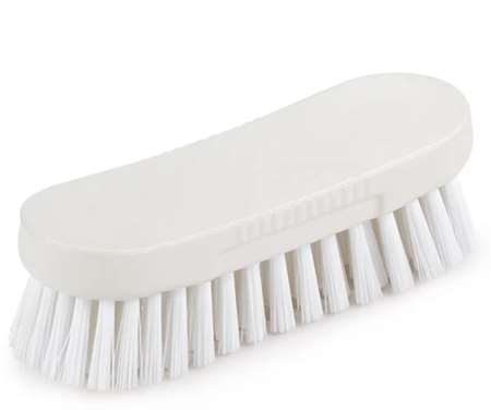 Image de T-BROSSE A MAIN 20CM POLYESTER MI DUR 35MM BLANC-990623-5010