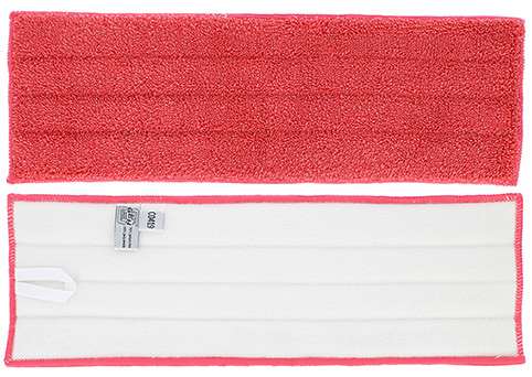 Image de MOP MICROFIBRE VELCRO ROUGE 43.5X14 CM-210036