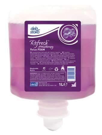 Image de CARTOUCHE SAVON MOUSSE REFRESH RELAX FOAM 1L DEB - RLX1L