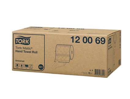 Image de BOBINE ESSUIE MAINS TORK H1 2P BLANC 150m (x6) - 120069