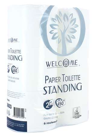 Image de PAPIER WC OUATE RL 480F ECOLABEL 2P BLANC (x60)-250003D