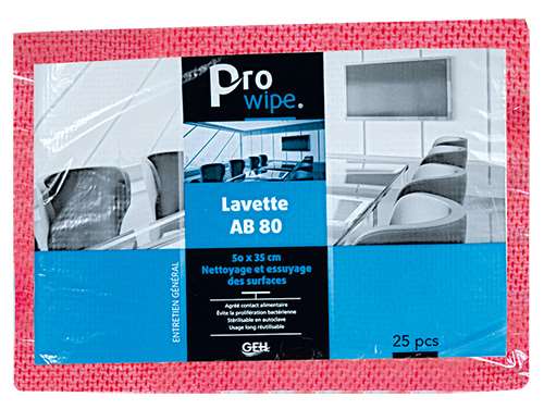 Image de LAVETTE NT AB80 50X35 CM 80GR/M² ROSE (x25)-014108
