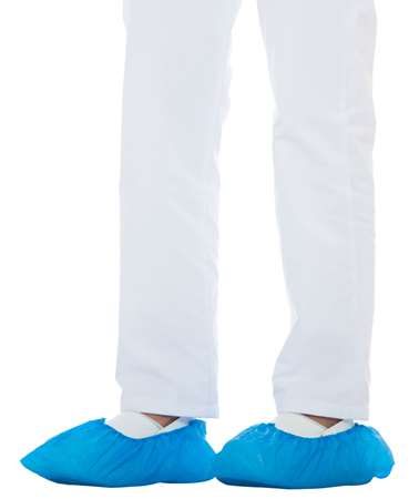 Image de SURCHAUSSURE VISITEUR 15X36CM BLEUE (x50 PAIRES)-343110