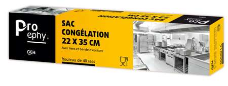 Image de SAC CONGELATION TRANSPARENT AVEC LIEN 22x35cm (x40)-360001A