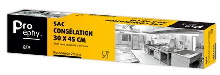 Image de SAC CONGELATION TRANSPARENT AVEC LIEN 30x45cm (x20)-360002A