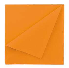 Image de SERVIETTE STANDING MULTIPOINTS 38x38CM MANDARINE (x1200)