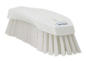 Image de V- BROSSE A MAIN FIBRES DURES 200MM BLANCHE-38905