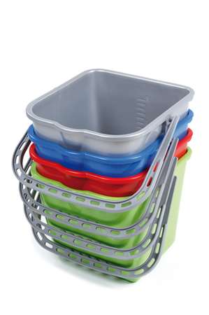 Image de SEAU PLASTIQUE CARRE 15L VERT-020159
