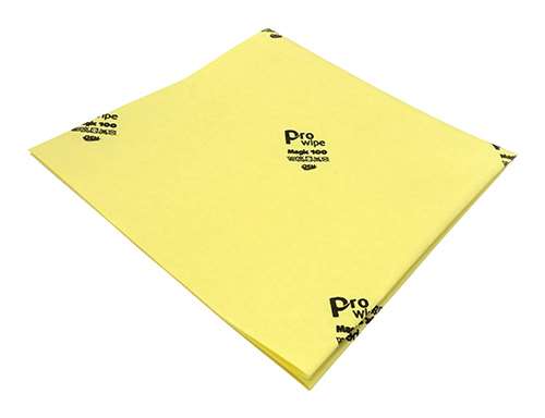 Image de LAVETTE MICROFIBRE MAGIC 100 38X40CM JAUNE (x5)-017108