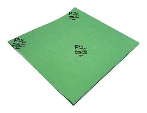 Image de LAVETTE MICROFIBRE MAGIC 100 38X40CM VERTE (x5) - 017109