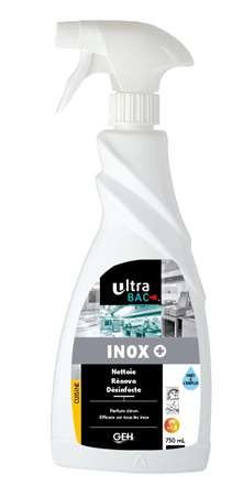 Image de ULTRA BAC INOX PLUS NETTOYANT DESINFECTANT 750 ML-001077A