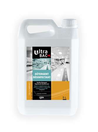 Image de ULTRA BAC DETERGENT DESINF SOLS SURFACES & MOBILIERS 5L