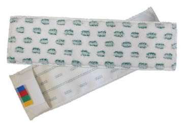 Image de MOP 2 EN 1 (POCHE ET LANGUETTE) MICRO ABRASIVE BLANCHE 40CM-
