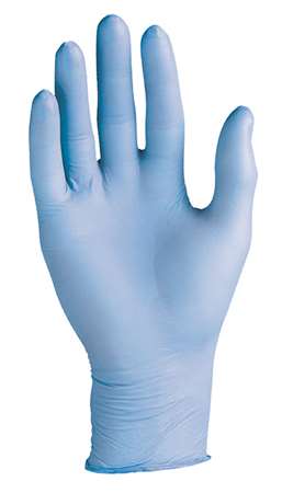 Image de GANT USAGE UNIQUE NITRILE NON POUDRE BLEU T6/7 S (x100)