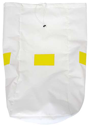 Image de SAC LINGE 70L CORDELETTE JAUNE POUR CHARIOT LINGE-020356