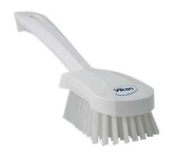 Image de V-BROSSE A MAIN MANCHE COURT FIBRES DURES BLANC-41925