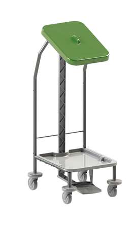 Image de CHARIOT LINGE COUVERCLE VERT- 020418