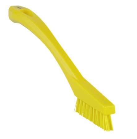 Image de V- MINI BROSSE 205MM FIBRES DURES JAUNE-44016