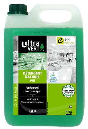 Image de ULTRA DETERGENT NETTOYANT PIN ECOLABEL 5KG - 018119A