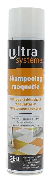 Image de NETTOYANT MOQUETTE AEROSOL 600ML-026010