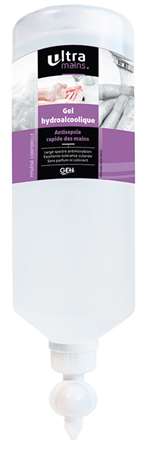 Image de ULTRA BAC GEL HYDROALCOOLIQUE 1L POUR DISTRIBUTEUR-520006