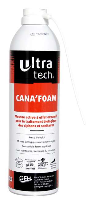 Image de CANA'FOAM MOUSSE NETTOYANTE CANALISATIONS 500ML-029098