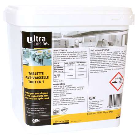 Image de TABLETTE LAVE VAISSELLE TOUT EN 1 SEAU 2.7KG - 120111B