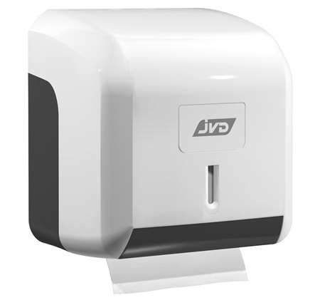 Image de DISTRIBUTEUR DE PAPIER HYGIENIQUE MIXTE MINI ABS BLANC-JVD