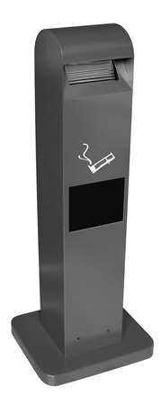 Image de CENDRIER TOTEM SUR PIED+POUBELLE 2L/8L JVD-899615-110836