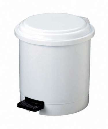 Image de POUBELLE A PEDALE PLASTIQUE 3L BLANC - 906103