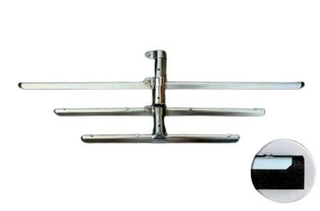 Image de RACLETTE SOL FER MOUSSE NOIRE 34CM-320400