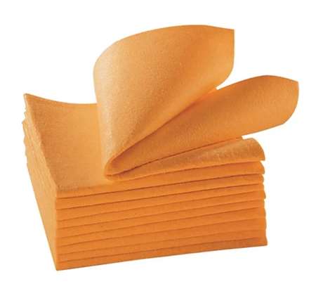Image de SERPILLIERE NON TISSE ORANGE 60X70CM (X10)-999111